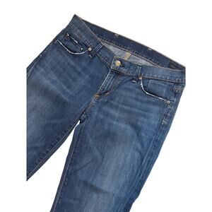 Citizens of Humanity Capri Crop Straight Leg Denim Jeans Womens 28 Dark Wash